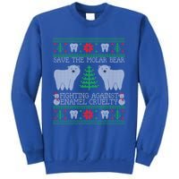 Save The Molar Bear Dental Dentist Ugly Christmas Sweaters Gift Sweatshirt