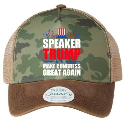 Speaker Trump Make Congress Great Again Legacy Tie Dye Trucker Hat