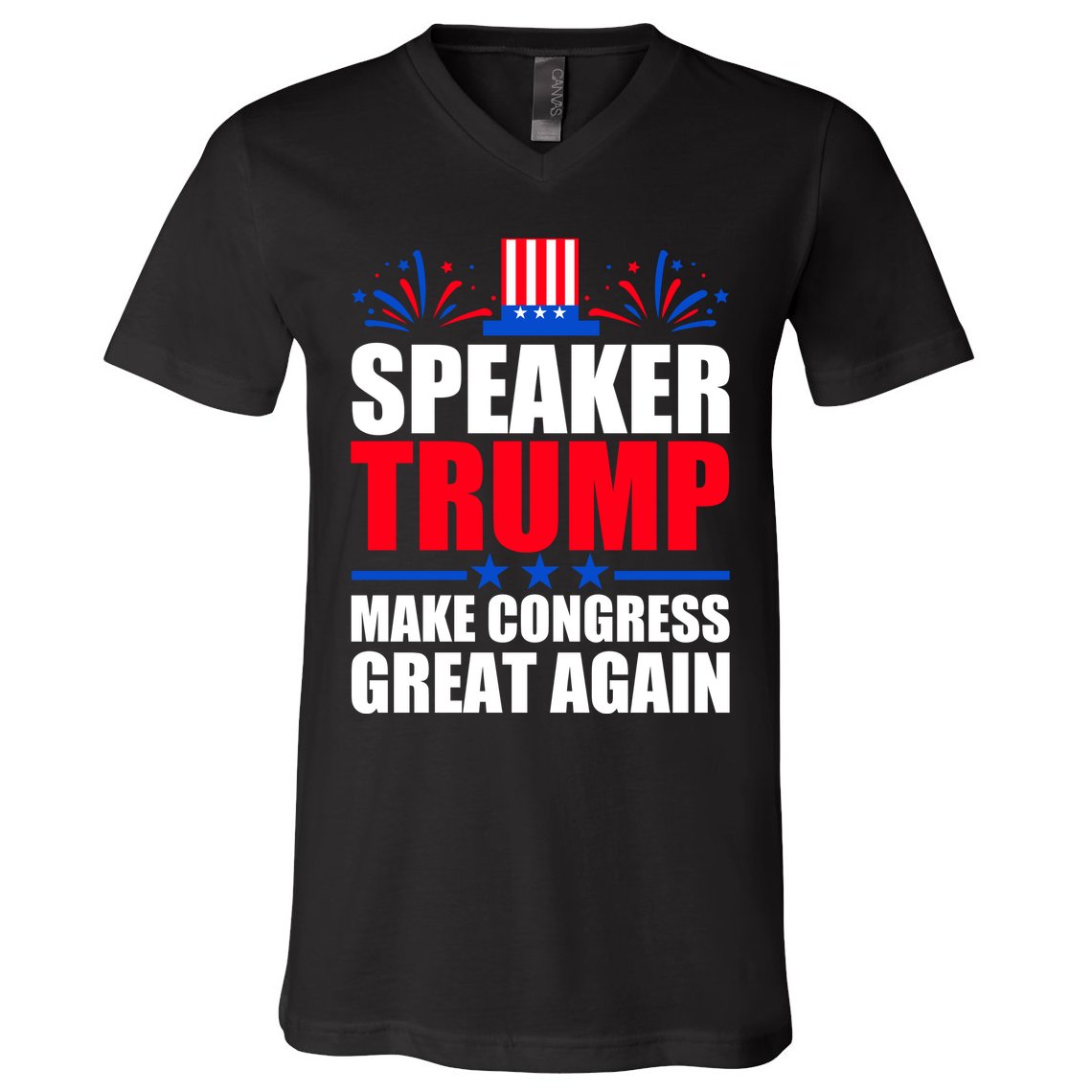 Speaker Trump Make Congress Great Again V-Neck T-Shirt
