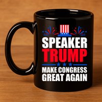 Speaker Trump Make Congress Great Again 11oz C Handle Ceramic Mug