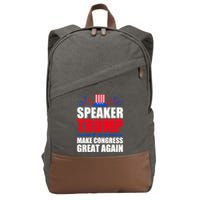 Speaker Trump Make Congress Great Again Cotton Canvas Backpack