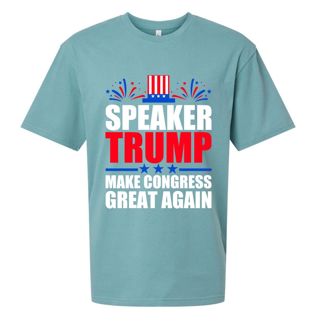 Speaker Trump Make Congress Great Again Sueded Cloud Jersey T-Shirt