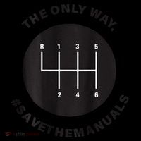 Save The Manuals Simple Graphic For Car Lovers Sustainable Beanie