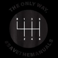 Save The Manuals Simple Graphic For Car Lovers 16 in Basic Backpack
