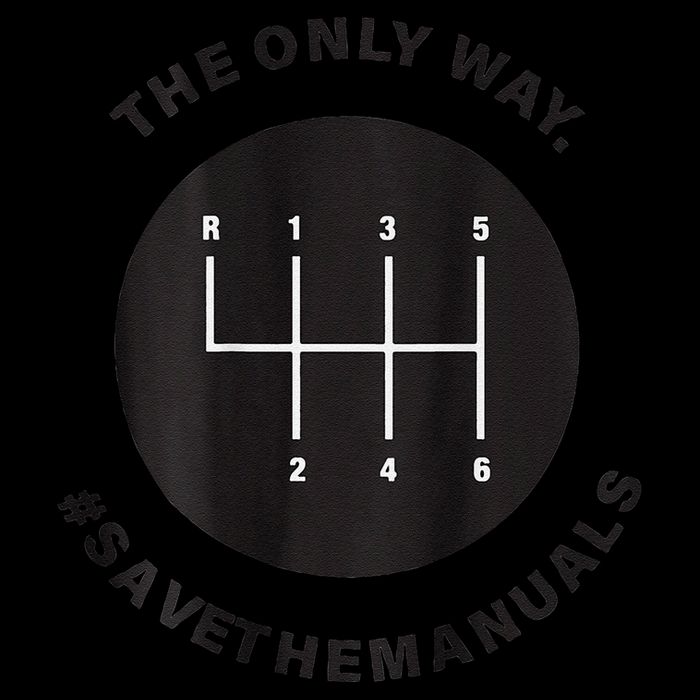 Save The Manuals Simple Graphic For Car Lovers 16 in Basic Backpack