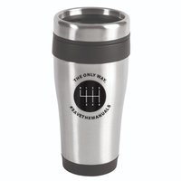 Save The Manuals Simple Graphic For Car Lovers 16oz Travel Tumbler