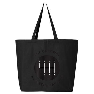Save The Manuals Simple Graphic For Car Lovers 25L Jumbo Tote