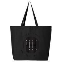 Save The Manuals Simple Graphic For Car Lovers 25L Jumbo Tote