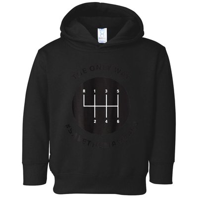 Save The Manuals Simple Graphic For Car Lovers Toddler Hoodie