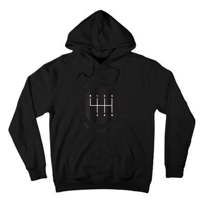 Save The Manuals Simple Graphic For Car Lovers Tall Hoodie