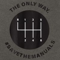 Save The Manuals Simple Graphic For Car Lovers Cotton Canvas Backpack