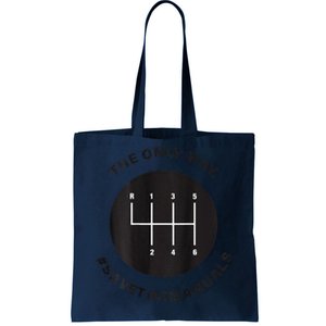 Save The Manuals Simple Graphic For Car Lovers Tote Bag