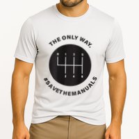 Save The Manuals Simple Graphic For Car Lovers Performance Shirt