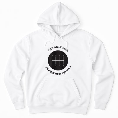 Save The Manuals Simple Graphic For Car Lovers Hoodie