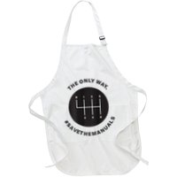 Save The Manuals Simple Graphic For Car Lovers Apron