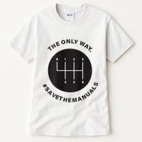 Save The Manuals Simple Graphic For Car Lovers Tall T-Shirt