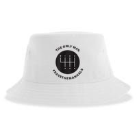Save The Manuals Simple Graphic For Car Lovers Sustainable Bucket Hat