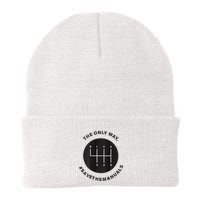 Save The Manuals Simple Graphic For Car Lovers Beanie