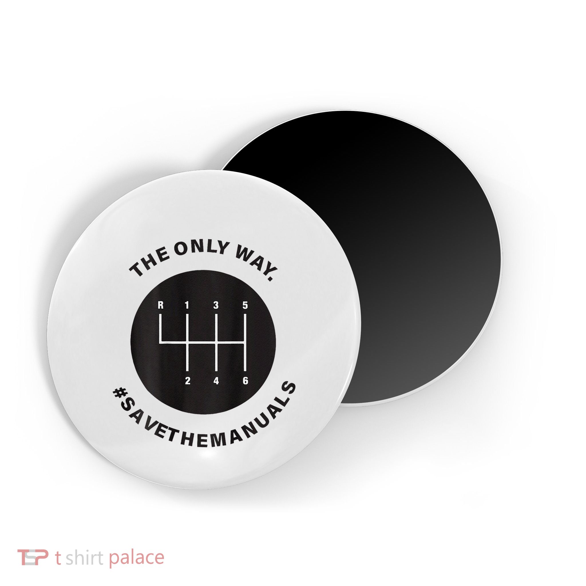 Save The Manuals Simple Graphic For Car Lovers Magnet
