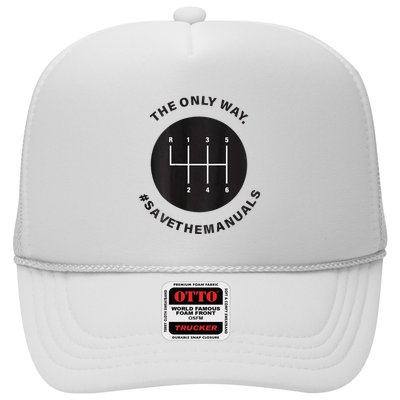 Save The Manuals Simple Graphic For Car Lovers Trucker Hat