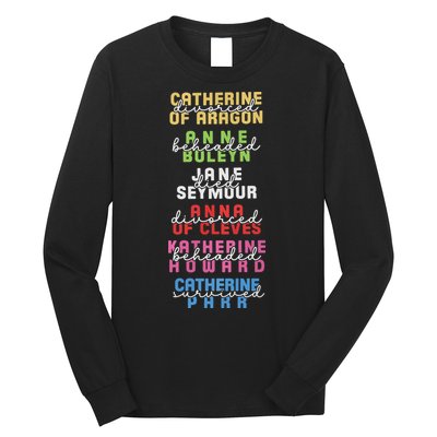 Six The Musical Divorced Beheaded Died Divorced Beheaded Survived Long Sleeve Shirt