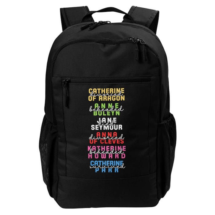 Six The Musical Divorced Beheaded Died Divorced Beheaded Survived Backpack