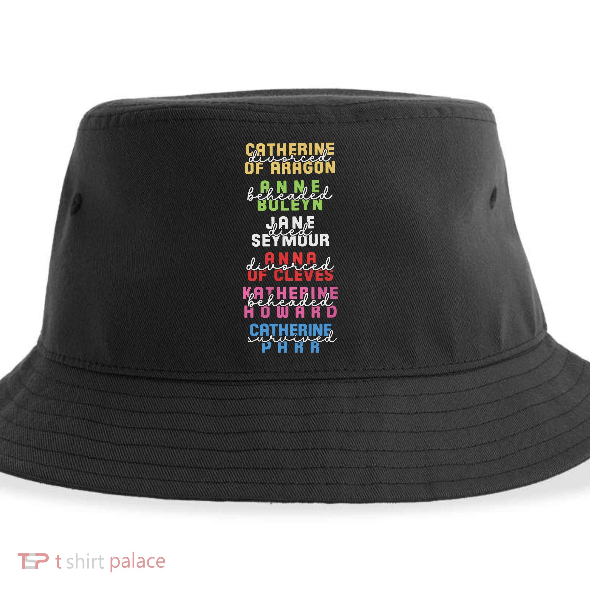 Six The Musical Divorced Beheaded Died Divorced Beheaded Survived Sustainable Bucket Hat