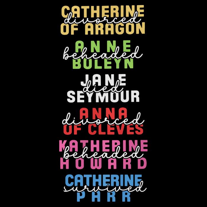 Six The Musical Divorced Beheaded Died Divorced Beheaded Survived Cropped Pullover Crew