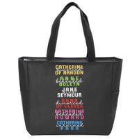 Six The Musical Divorced Beheaded Died Divorced Beheaded Survived Zip Tote Bag