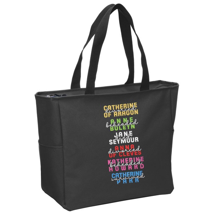 Six The Musical Divorced Beheaded Died Divorced Beheaded Survived Zip Tote Bag