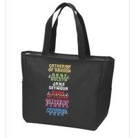 Six The Musical Divorced Beheaded Died Divorced Beheaded Survived Zip Tote Bag