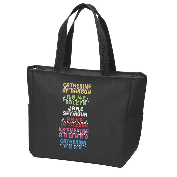 Six The Musical Divorced Beheaded Died Divorced Beheaded Survived Zip Tote Bag