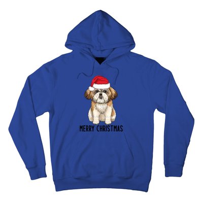 Shih Tzu Mom Merry Christmas Shih Tzu Christmas Hoodie