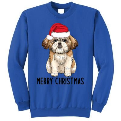 Shih Tzu Mom Merry Christmas Shih Tzu Christmas Sweatshirt