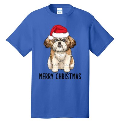 Shih Tzu Mom Merry Christmas Shih Tzu Christmas Tall T-Shirt