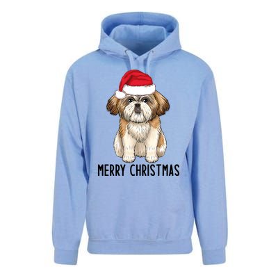 Shih Tzu Mom Merry Christmas Shih Tzu Christmas Unisex Surf Hoodie