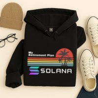 Solana Token, My Retirement Plan, Crypto, DeFi, Crypto Exchange, Solana Crypto Hoodie