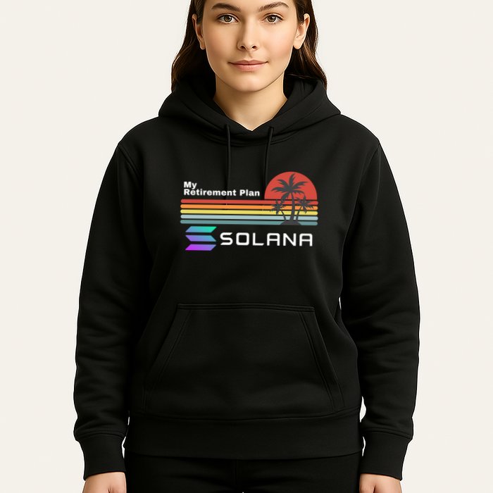 Solana Token, My Retirement Plan, Crypto, DeFi, Crypto Exchange, Solana Crypto Hoodie