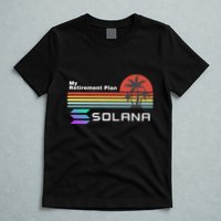 Solana Token, My Retirement Plan, Crypto, DeFi, Crypto Exchange, Solana Crypto T-Shirt