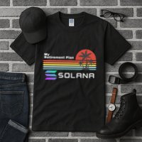 Solana Token, My Retirement Plan, Crypto, DeFi, Crypto Exchange, Solana Crypto Tall T-Shirt