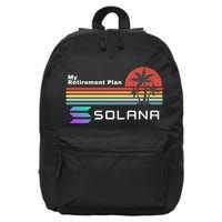 Solana Token, My Retirement Plan, Crypto, DeFi, Crypto Exchange, Solana Crypto 16 in Basic Backpack