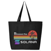 Solana Token, My Retirement Plan, Crypto, DeFi, Crypto Exchange, Solana Crypto 25L Jumbo Tote