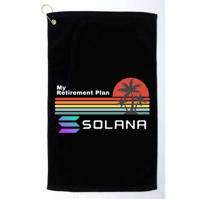 Solana Token, My Retirement Plan, Crypto, DeFi, Crypto Exchange, Solana Crypto Golf Towel