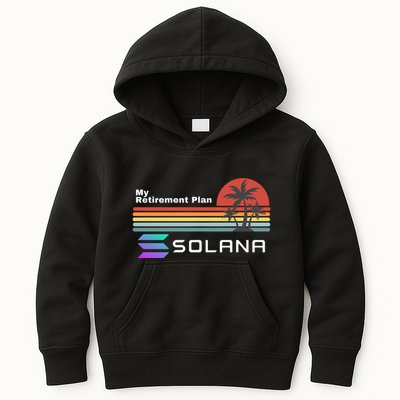 Solana Token, My Retirement Plan, Crypto, DeFi, Crypto Exchange, Solana Crypto Kids Hoodie