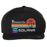 Solana Token, My Retirement Plan, Crypto, DeFi, Crypto Exchange, Solana Crypto Wool Snapback Cap