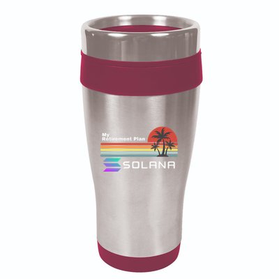 Solana Token, My Retirement Plan, Crypto, DeFi, Crypto Exchange, Solana Crypto 16oz Travel Tumbler