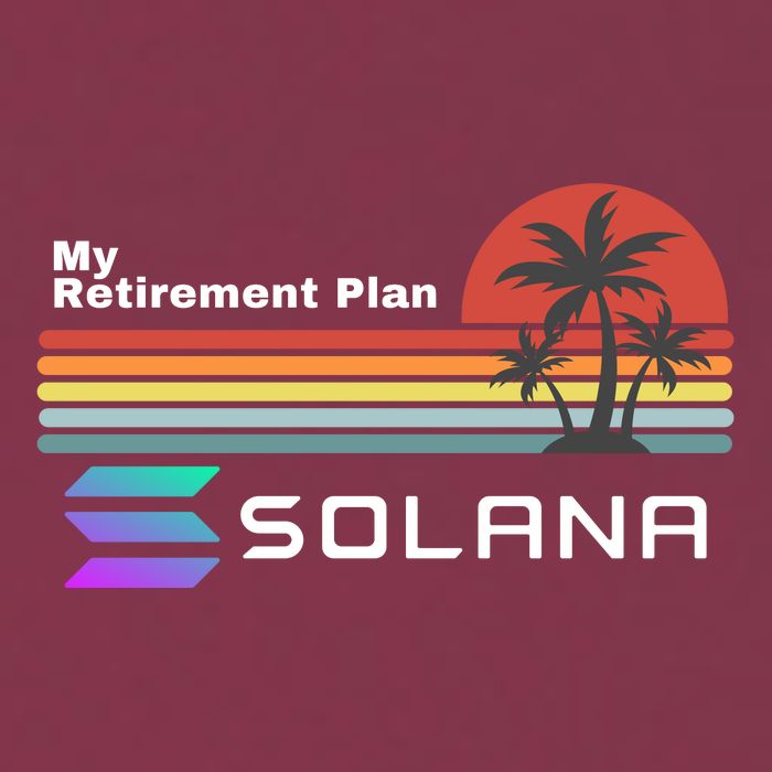 Solana Token, My Retirement Plan, Crypto, DeFi, Crypto Exchange, Solana Crypto 16oz Travel Tumbler