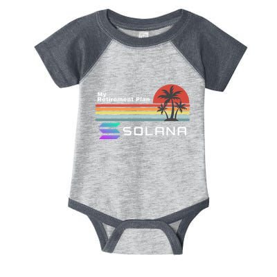 Solana Token, My Retirement Plan, Crypto, DeFi, Crypto Exchange, Solana Crypto Infant Baby Jersey Bodysuit