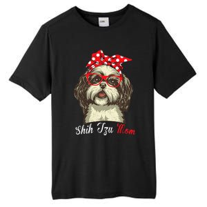 Shih Tzu Mama Funny Dog Lover Mothers Day Shitzu Dog Gift Tall Fusion ChromaSoft Performance T-Shirt