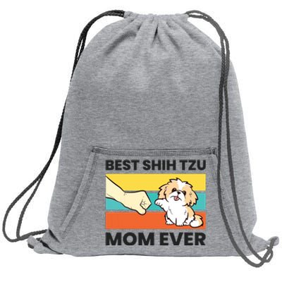 Shih Tzu Mama Best Shih Tzu Mom Ever Sweatshirt Cinch Pack Bag